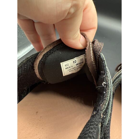 Orthofeet Men's 422 Boat Shoes Black Diabetic Arthritis Shoes Size 10 Wide - Picture 5 of 7